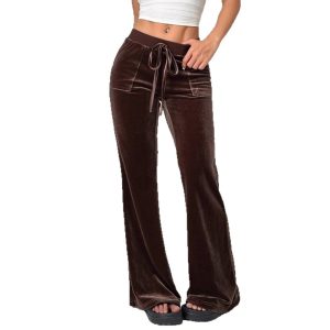 Women's micro flared pants, long pants