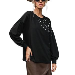 Long sleeved black top